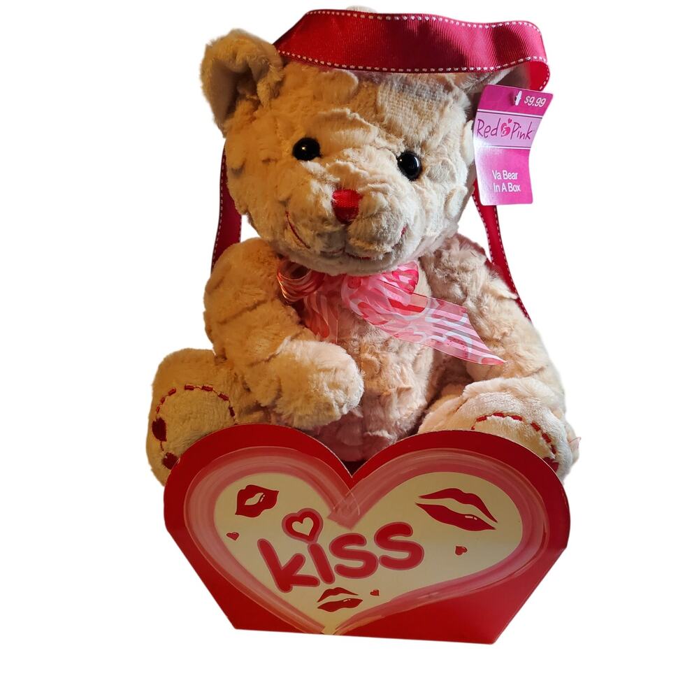 Valentine Bear Plush - 11"